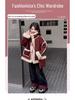 2025 Red Velvet Winter Coat for Big Kids - Thickened All-in-One Fashion