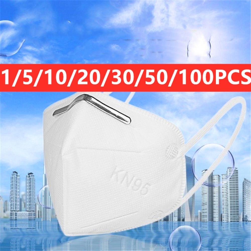 Buy 1/2/5/10/20/30/50/100PCS Face Mouth Mask Protection Earloop