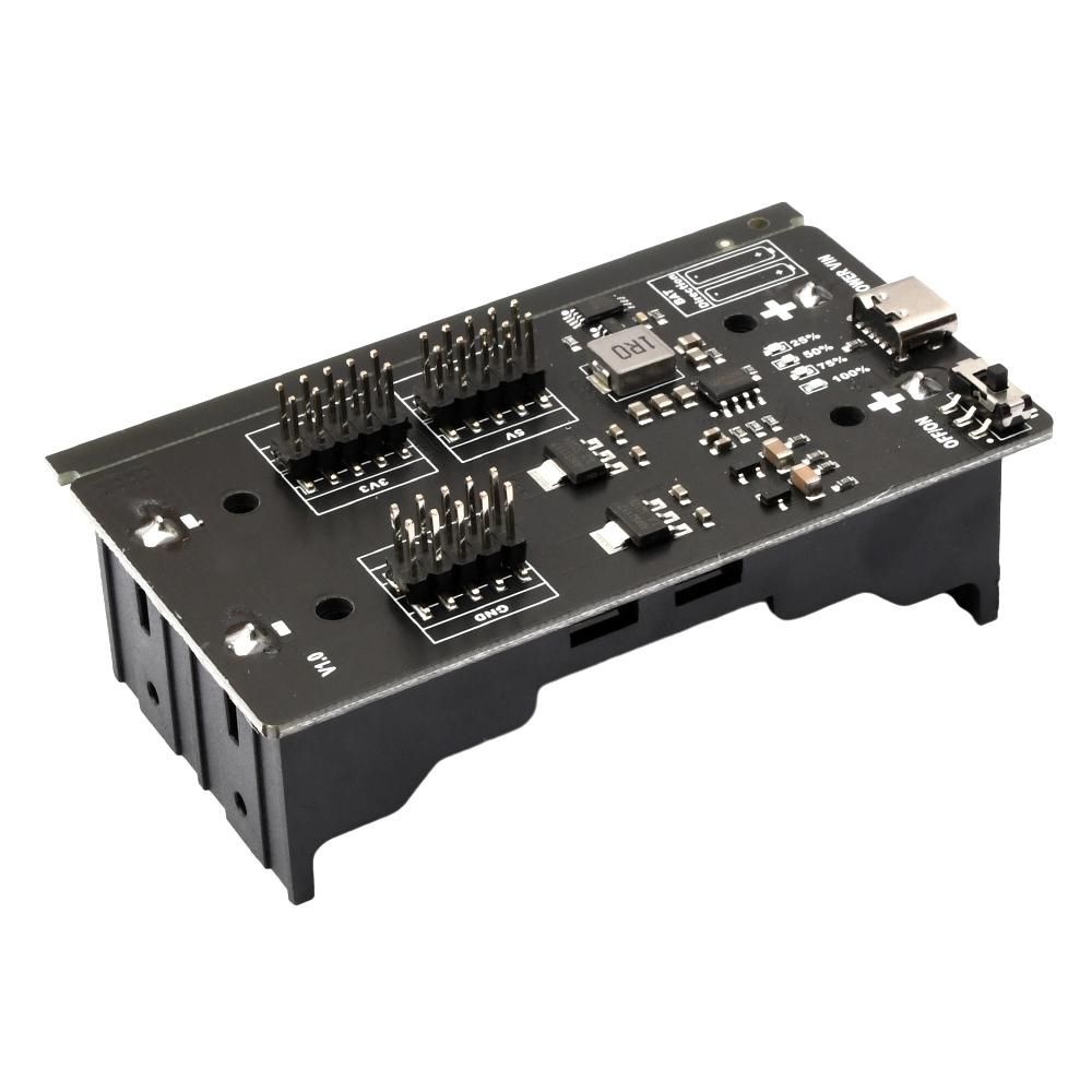

Type-C Single-chip Uninterruptible Power Module 18650 Lithium Battery Charging and Discharging 1.8V 3.3V 5V with LED Display