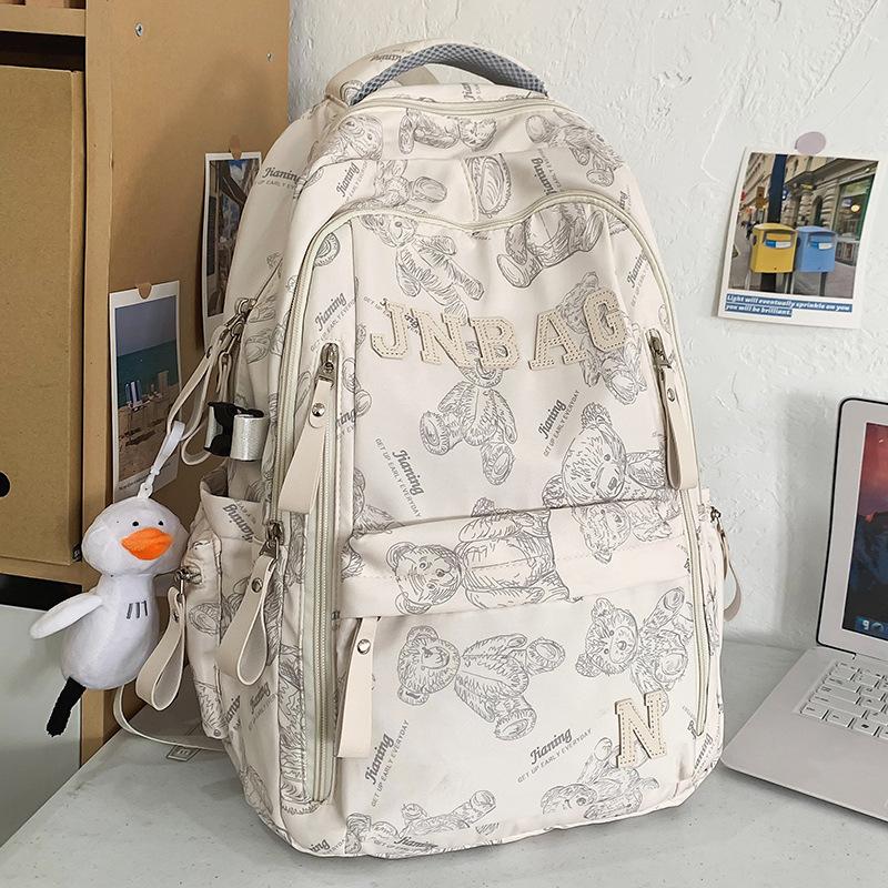 Children's School Bag Elementary School Student Girl Junior High School Student Male Printed Backpack Middle School Student College Student