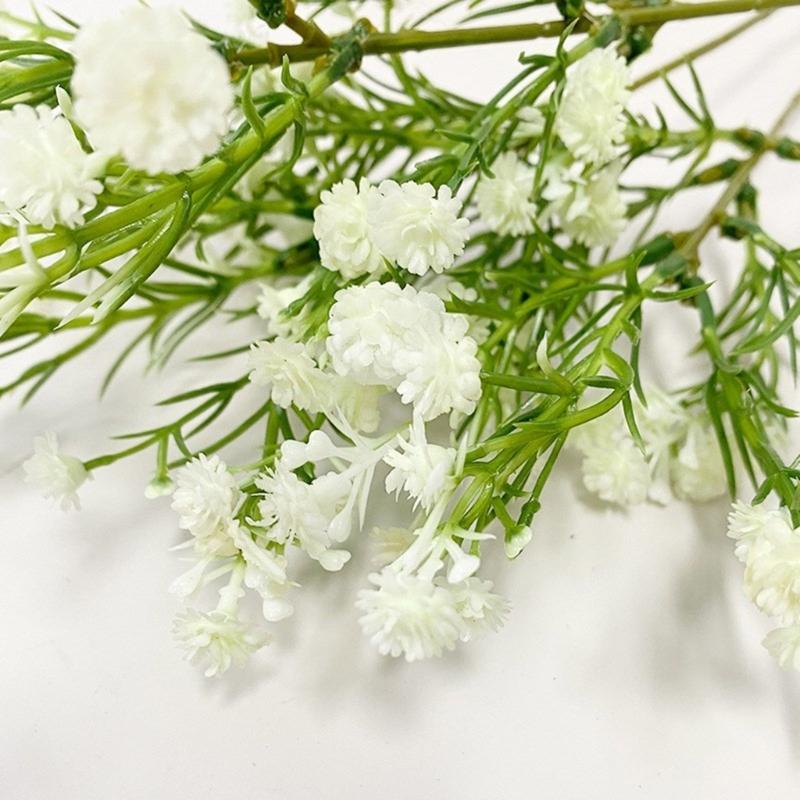 10pc Artificial Gypsophila Flowers Branch Simulated Wedding Decors Realistic Indoor Table Centerpieces for Wedding Party