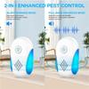 311 Dual Modes Electronic Ultrasonic Repellent Plug-in Pest Control Device for Bugs Mosquito Roach Rodent
