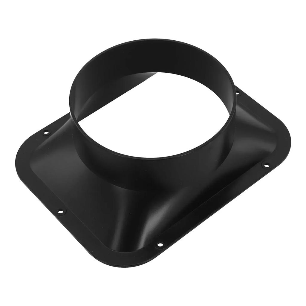 Langer Flansch Rohrventilator Schlauchverbinder Luftbelüftungsadapter Für Dunstabzugshaube Lüfterrohr Verbindung Abluftauslass 100-150mm