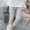 Elastic Waist Slim Stretch Cropped Pants Capris Skinny Jogging Capri Pants  Girls