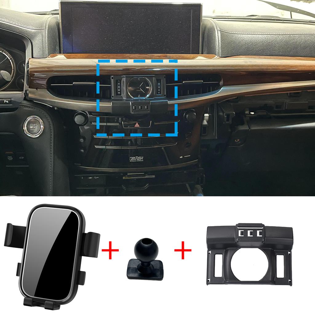 Stand Auto Accessories Car Mobile Phone Holder For Lexus LX 570 Sport J200 2016 2017- GPS Bracket Navigation