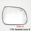 Car Accessories Rearview Side Mirror Lens Door Wing Mirrors Glass with Heating for Toyota Sienna 11-20