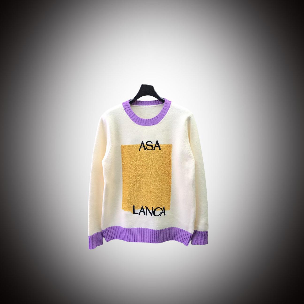 Unisex Autumn/Winter Casual Men s Loose Long-Sleeved Sweater with Letter Embroidery XXL