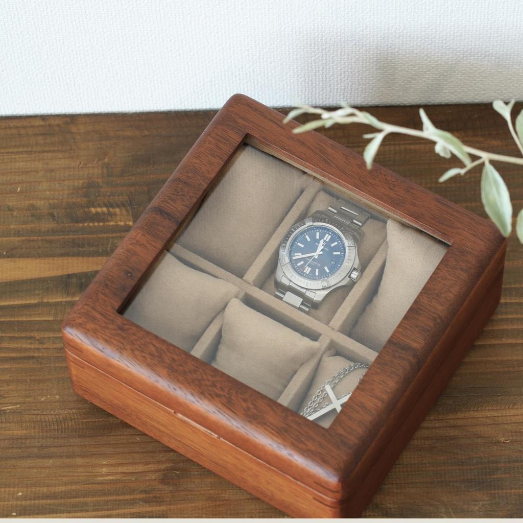 Stylish Wooden Watch Showcase for Watch Watch Bracelet Watch Watch Accessory Holds Watches Stand, Display, Stand, Stand, Stand, Storage, Display, 4-6