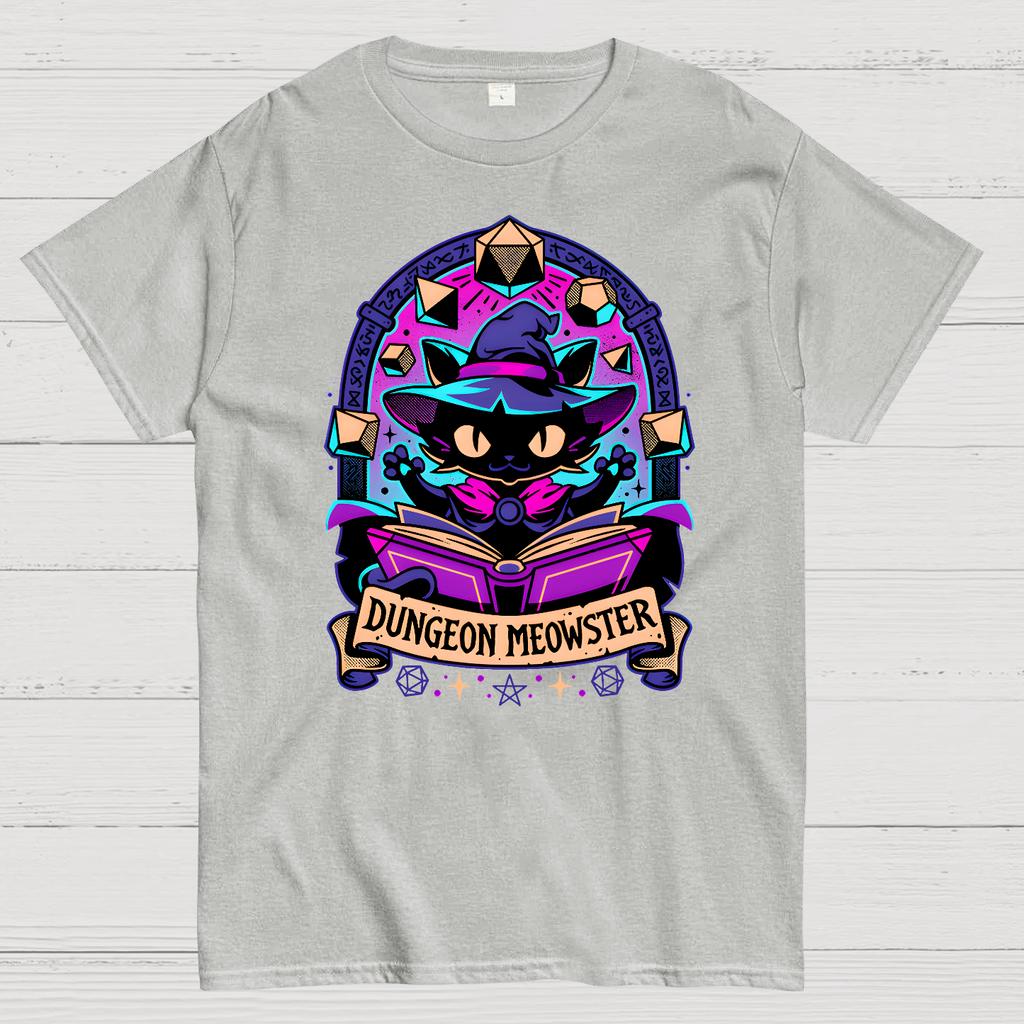 Feline Dungeon Keeper Meowster Cotton Summer Casual Cool Loose T-Shirt