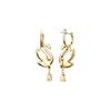 Swarovski Swan Earrings Womens