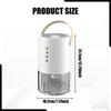 Dehumidifier Air Cleaner Auto Shut Off Convenient Household Quiet Negative Ion Purifier for Living