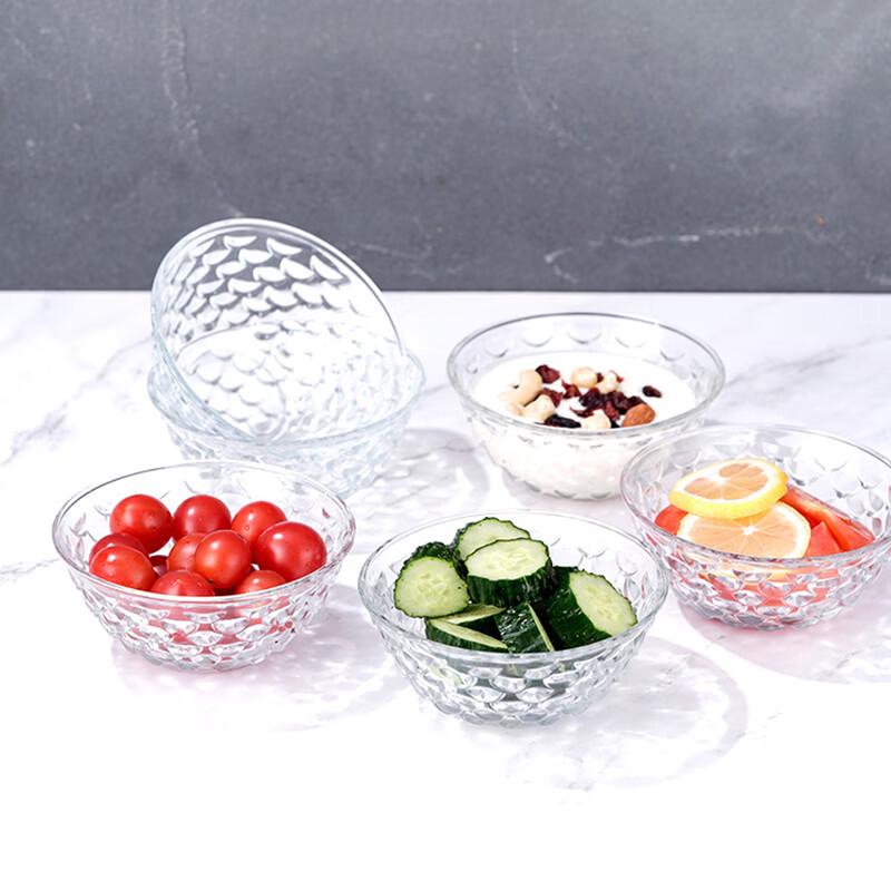 Qiao Zhiya Glass Dinnerware Set - Four-Piece Fish Design