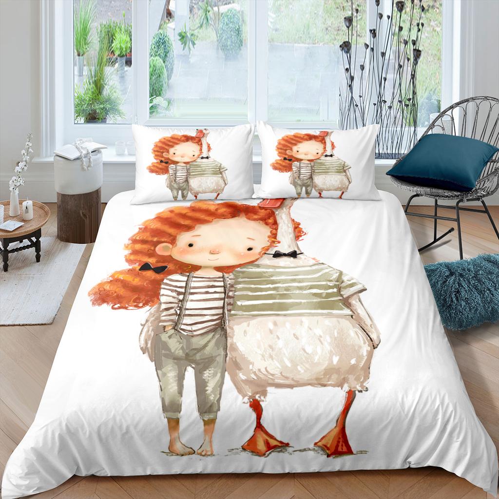 Luxury Duvet Cover and Pillowcase Digital Printing Star/moon/meteor Double Winter Quilt Cover Set Lantern Duvet Cover 1 Person