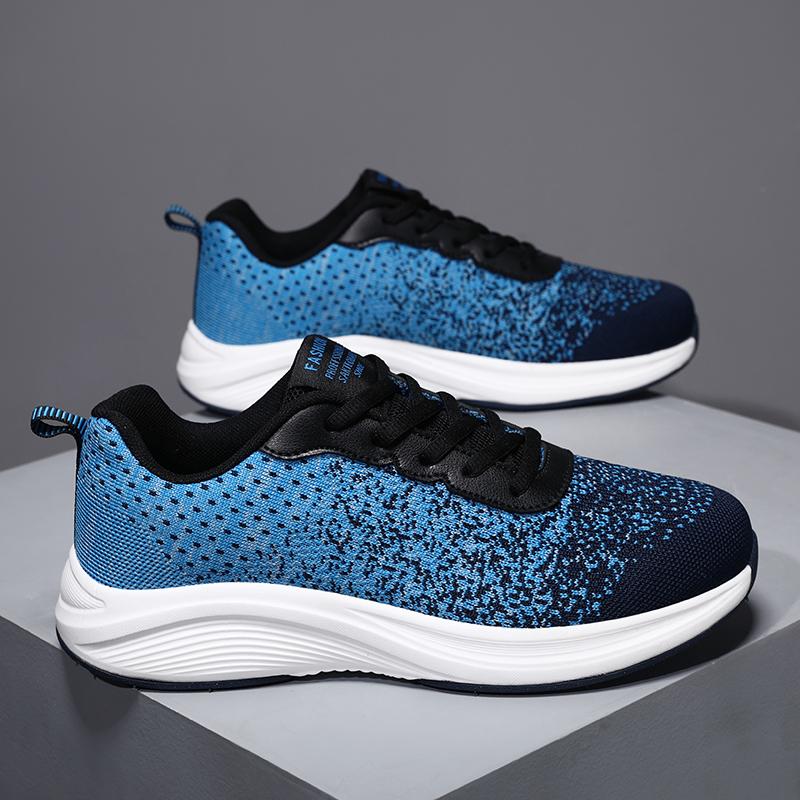 Shoes Man Thick Soled Summer Versatile Outdoor Jogging Training Breathable Platform Shock-absorbing Comfort Casual Mesh Shoes