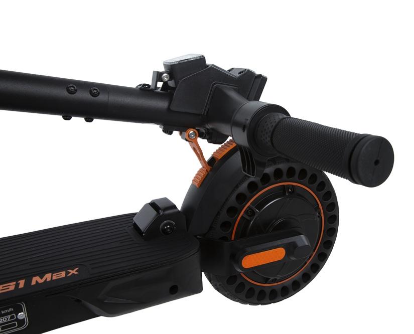 KuKirin S1Max 350W Foldable Electric Scooter, 36V 10.4Ah, 39km Range, 8" Solid Tire Commuter E-Scooter