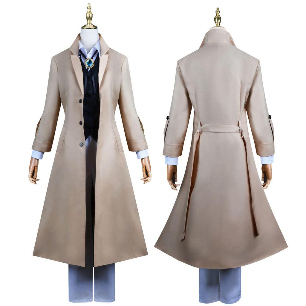 Bungo Stray Dogs Yosano Akiko, Dazai Osamu, and Nakahara Chuuya Cosplay Costume Set