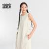 Benlai Women's Cooling Sleeveless Round Neck A-Line Dress