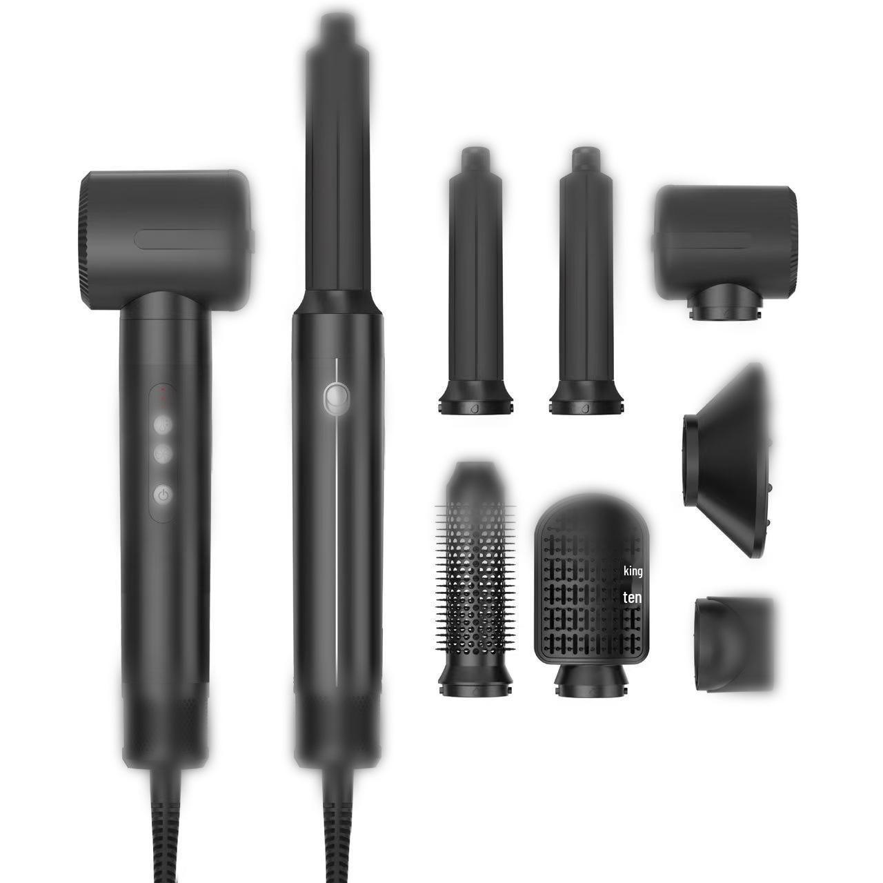 Seven-in-One Automatic Curling and Straightening Hot Air Comb & Electric Hair Dryer