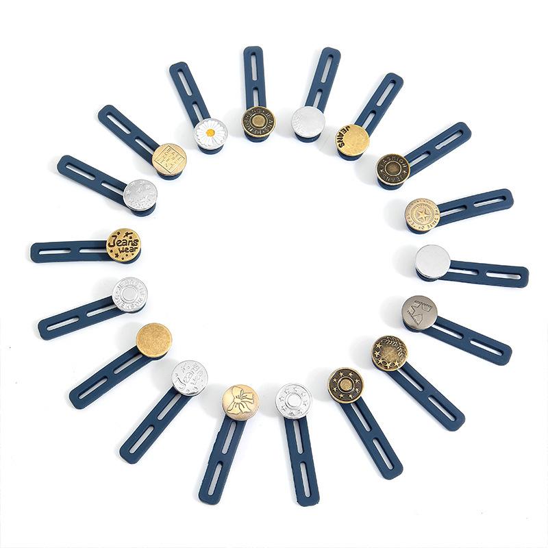 Pants Button - Nail-Free, Removable, Universal Button, Jeans Extension Button, Adjustable Stretch Button