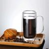 400ML Double Wall Glass Mug Ice Cola Glasses Coffee Mugs Beer Whiskey Tumbler Juice Cup Drinking Glasses