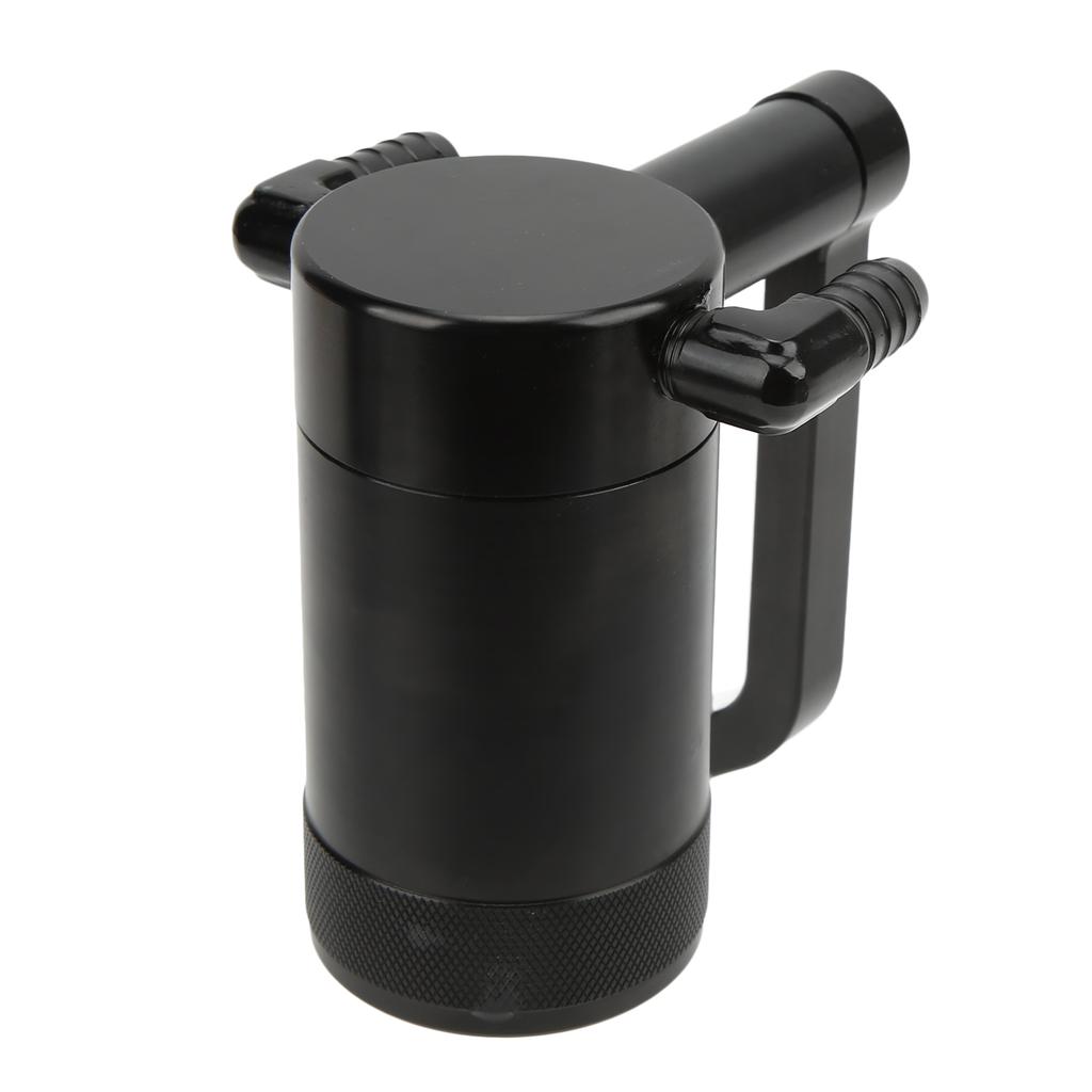 6.4L Black Billet Aluminum Billet Catch Can with Bracket Replacement for Chrysler 300 2011‑2021