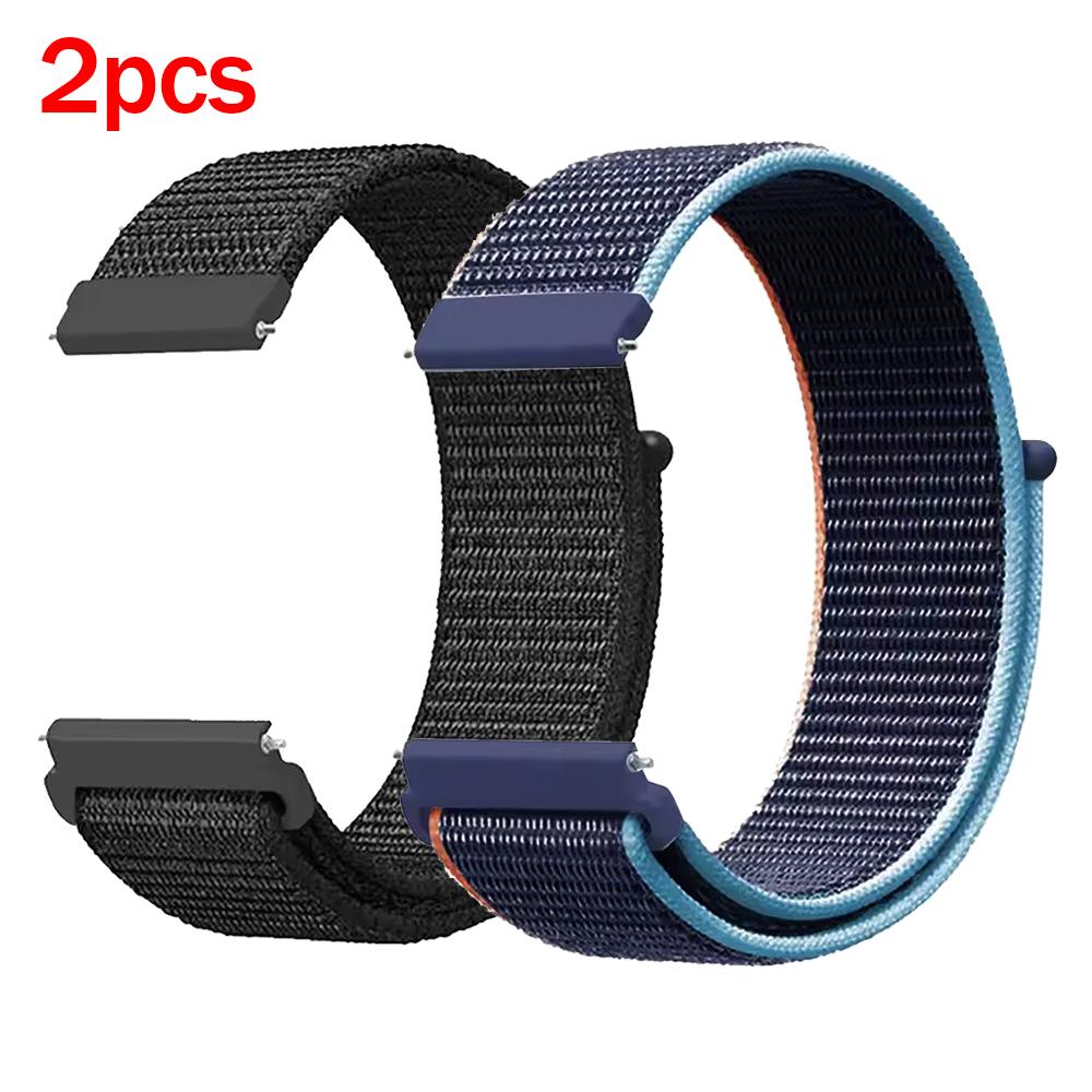2Pcs 20mm 22mm Nylon Loop Strap For Huawei Watch 5 46mm 4pro Buds GT6 PRO GT6 GT5 Runner Sports Bracelet Braided Breathable Band