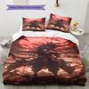 Cartoon Pattern Bedding Quilt Set Quilt Cover Pillowcase Home Decoration Birthday Gift (1 * duvet cover + 2 * pillowcase, without core)