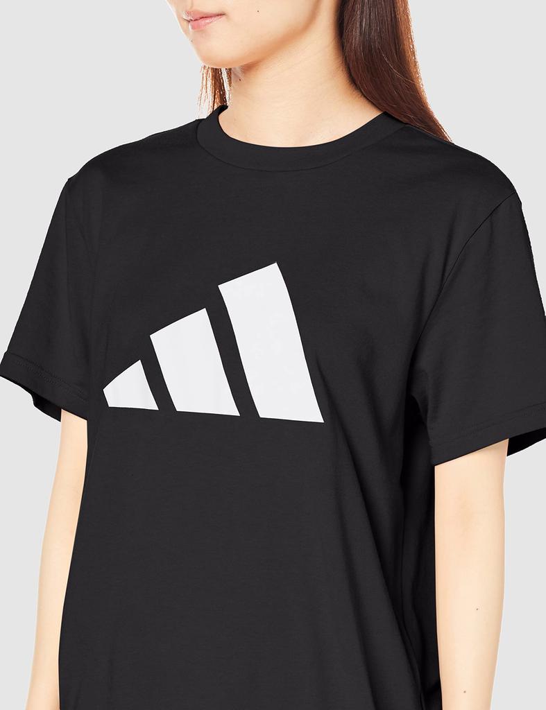 Adidas Sportovní oblečení s krátkým rukávem Future Icon Grafické logo s krátkým rukávem EKT22 Černá S Tričko Tričko Dámské (H24100)