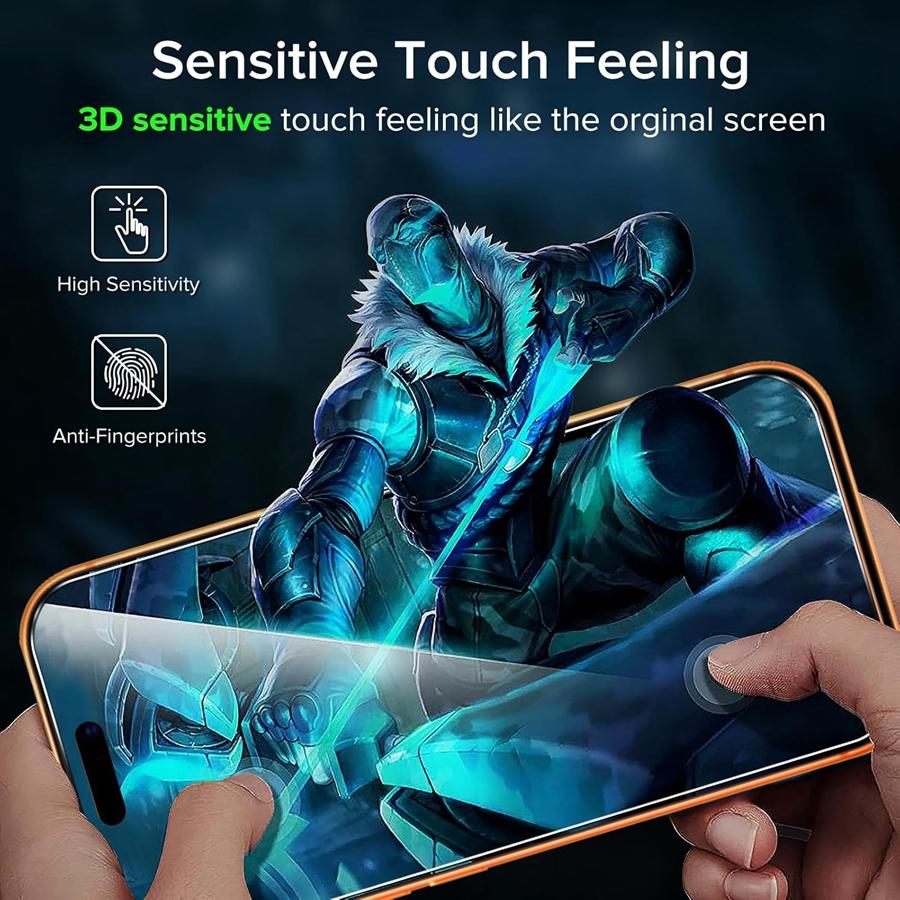 4 Pack HD Clear Screen Protector Tempered Glass Film for iphone 17/ 17 Pro/ 17 Pro Max/ 17 Air