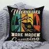 Decorative Cushion Covers Camping Bus Printed Pillow  Home Sofa Throw