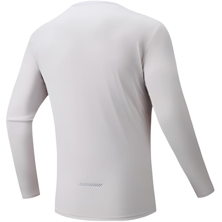 Anta Comfortable Versatile Simple Long Sleeve T-Shirt Men Tops 952615404-1