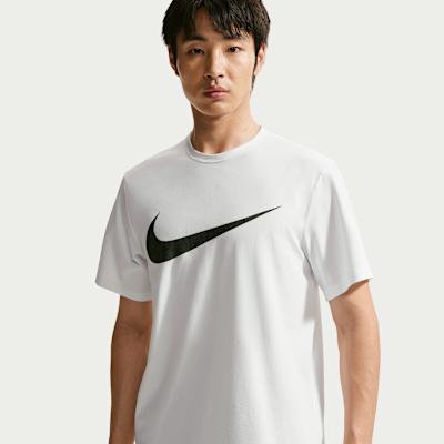 Nike HYVERSE Quick Dry T Shirts Men s White Crew Neck Moderate S