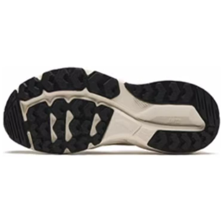ANTA Tai Hang Women Professional Outdoor Trail Running Shoes Off White Black Gum 122428865-2