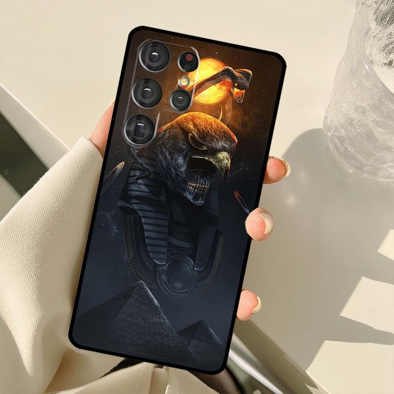 Egypt God Horus And Anubis Case For Samsung Galaxy S25 Ultra S21 S22 S23 S24 Ultra S9 S10 Plus S20 FE S25 FE Back Cover