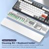ABS & Leather Hand Wrist Rest With 22 In 1 Cleaning Kit Mechanical Keyboards Palm Pad for Comfortable Typing and Playing