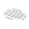 Soap Box Wall Mounted Drainage Shelf For Home Use No Punching High-end Bathroom  Space Saving Adhesive Soapbar Holder