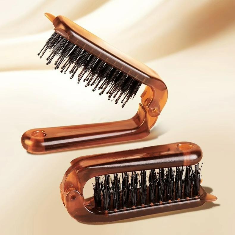 Borsten Haar Kamm Klappbarer Haar Kamm Flauschiger Styling Kamm Tragbare Klappbare Haarbürste Kamm