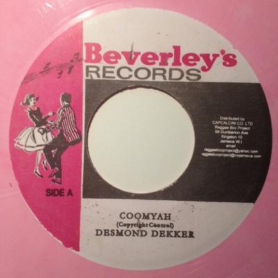 7inch Record DESMOND DEKKER - Coomyah / Pickney Gal COOMYAH Beverley's Reco Jamaica Reggae, Ska & Dub Used