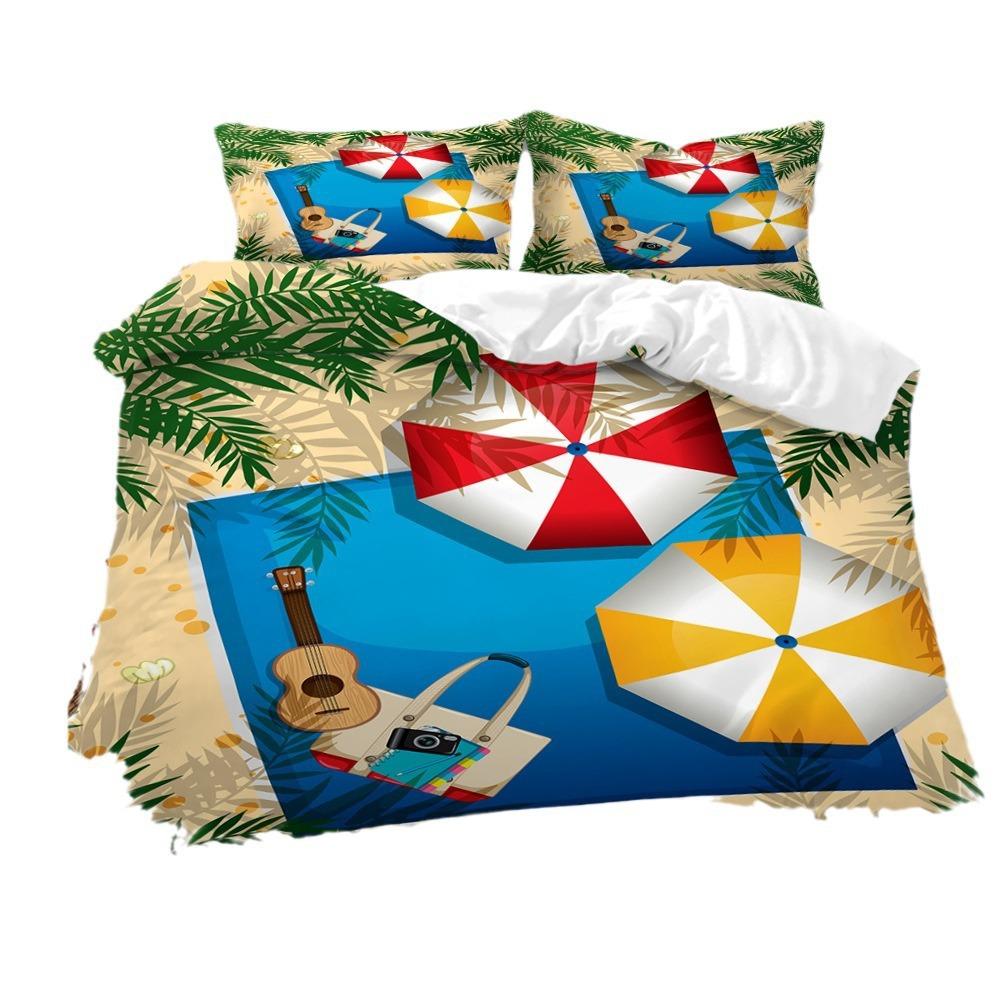 Fashion Technology Printing, 3D Digital Printing, Bedding, Duvet Covers, Pillowcases, Three-piece Sets