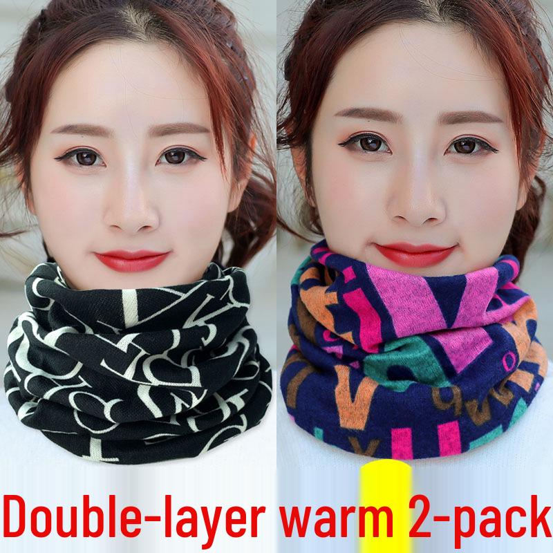 Men's Thermal Multifunctional Neck Gaiter: Windproof, Thickened Headscarf and Face Mask for Outdoor Cycling.