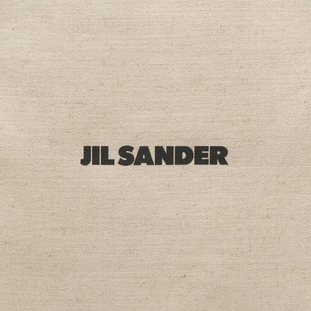 Jill Sander J07wc0007 P4917 102 Book Grande Logo Canvas Tote