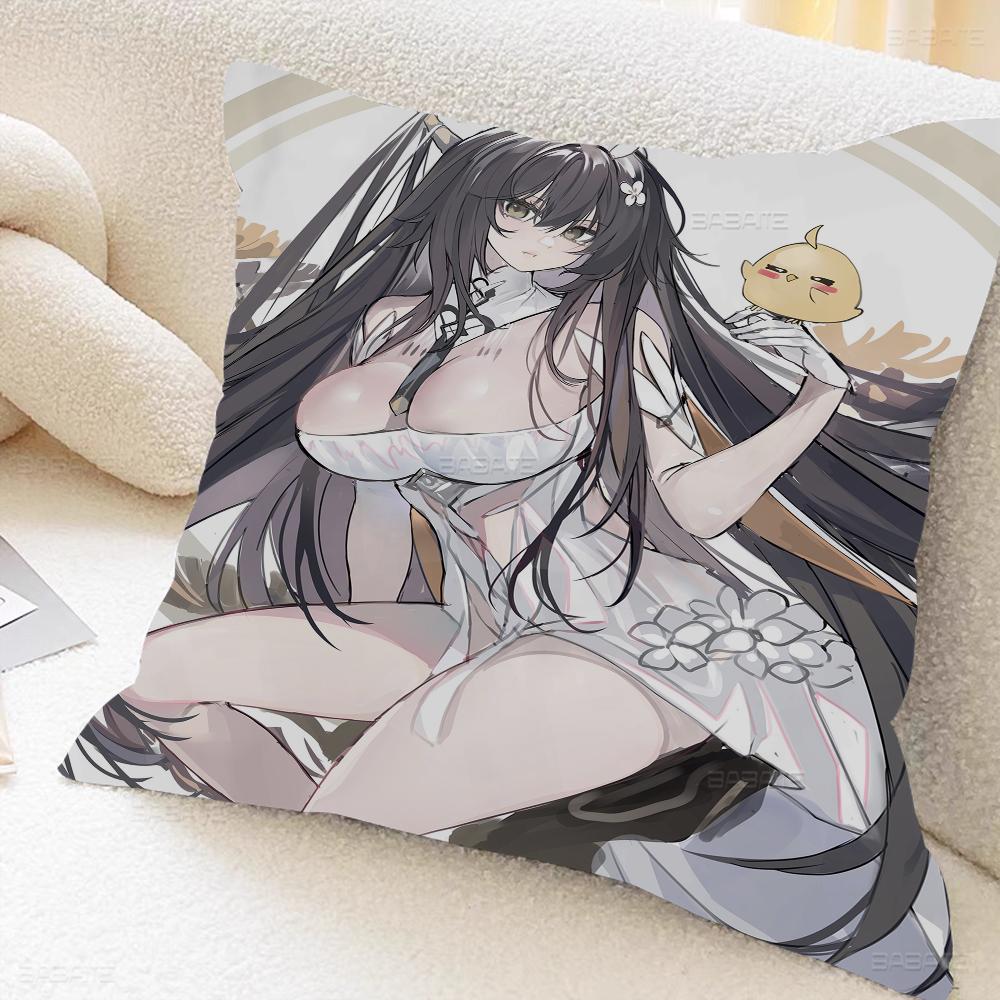 Anime Azur Lane Girl Pillow Anime Pillow Sofa Bed Head Pillow Cover Cushion Cover 45x45 Cm Fashion