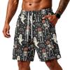 Men's Layer Loose Shorts with Pockets - Gym Training Workout Shorts for Beach, , Running, Casual Everyday Wear