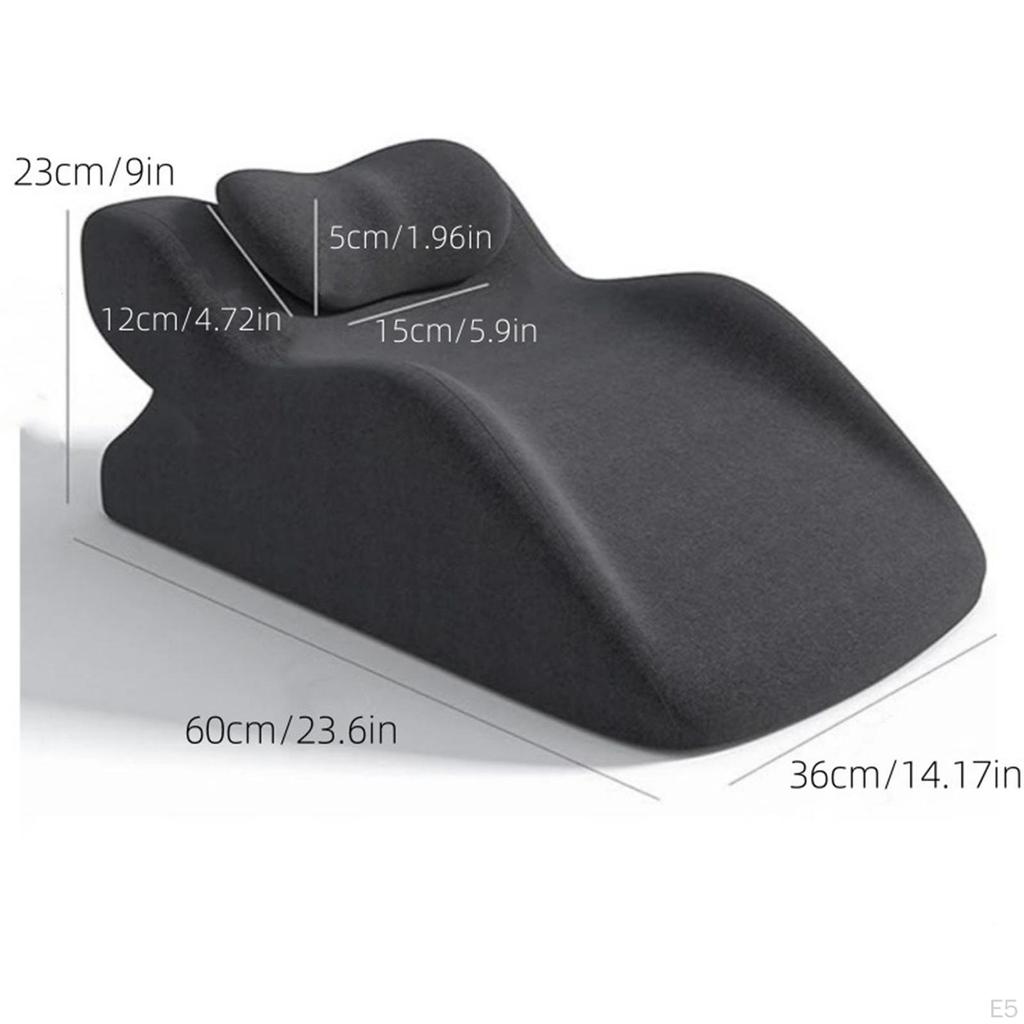 Ergonomic Wedge Pillow for Camping and Home Relaxation