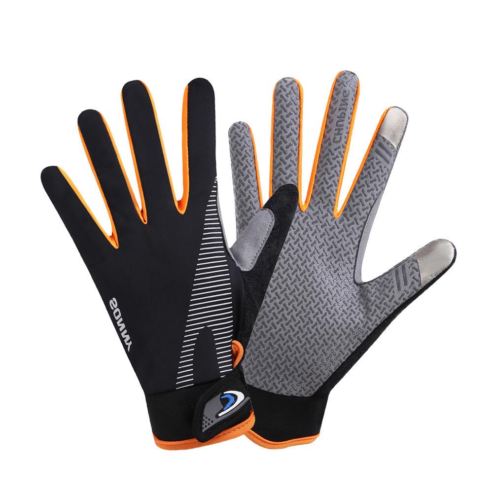 Breathable Unisex Full-Finger Touchscreen Gloves for Outdoor Sports & Sun Protection M