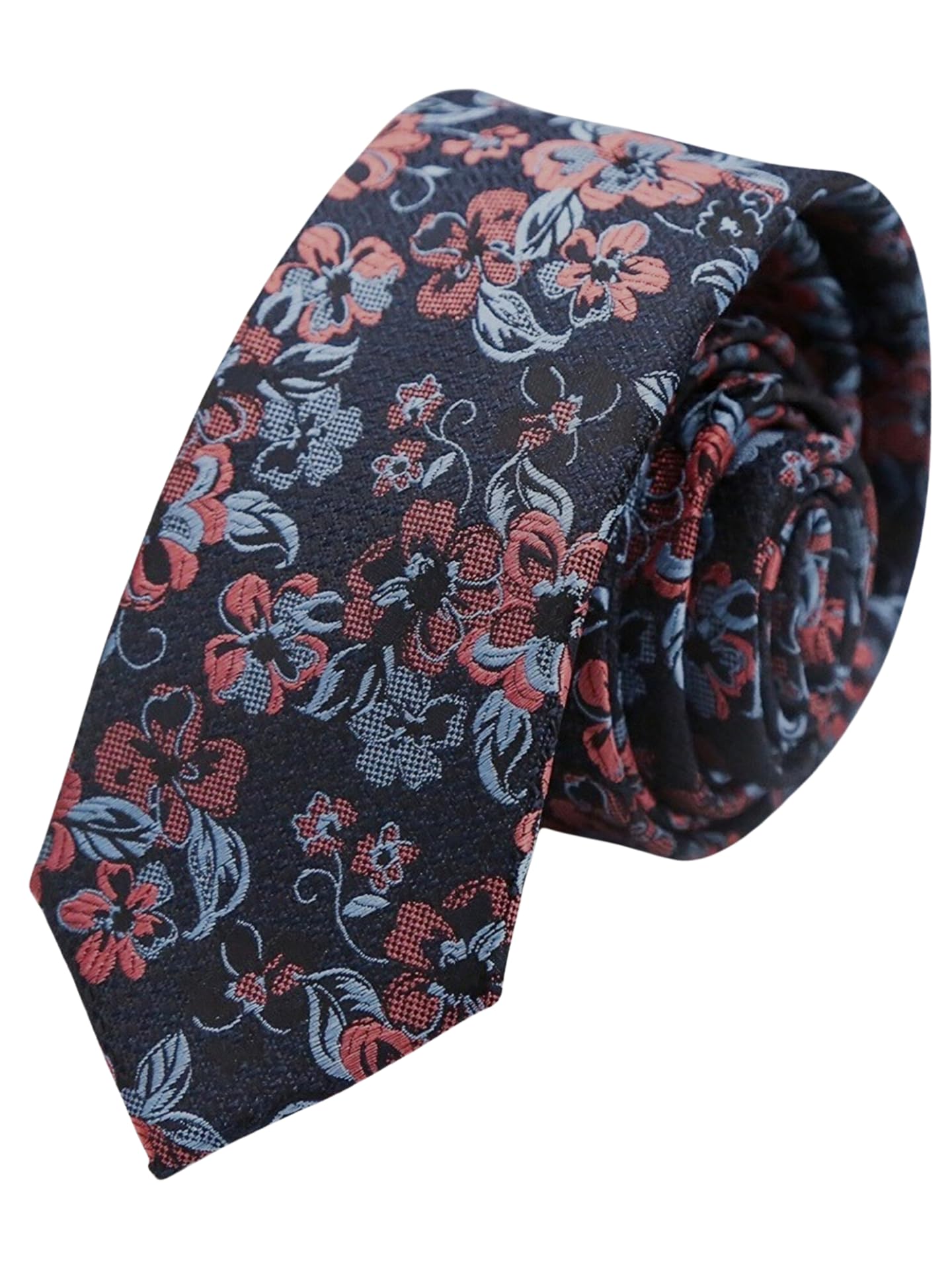 

[BUBU Ohana] Narrow Tie, 6cm Blade Width, Business, Formal, Casual, Slim, Smart, Slim Tie for Men, All Seasons (Spring, Summer, Autumn, Winter),