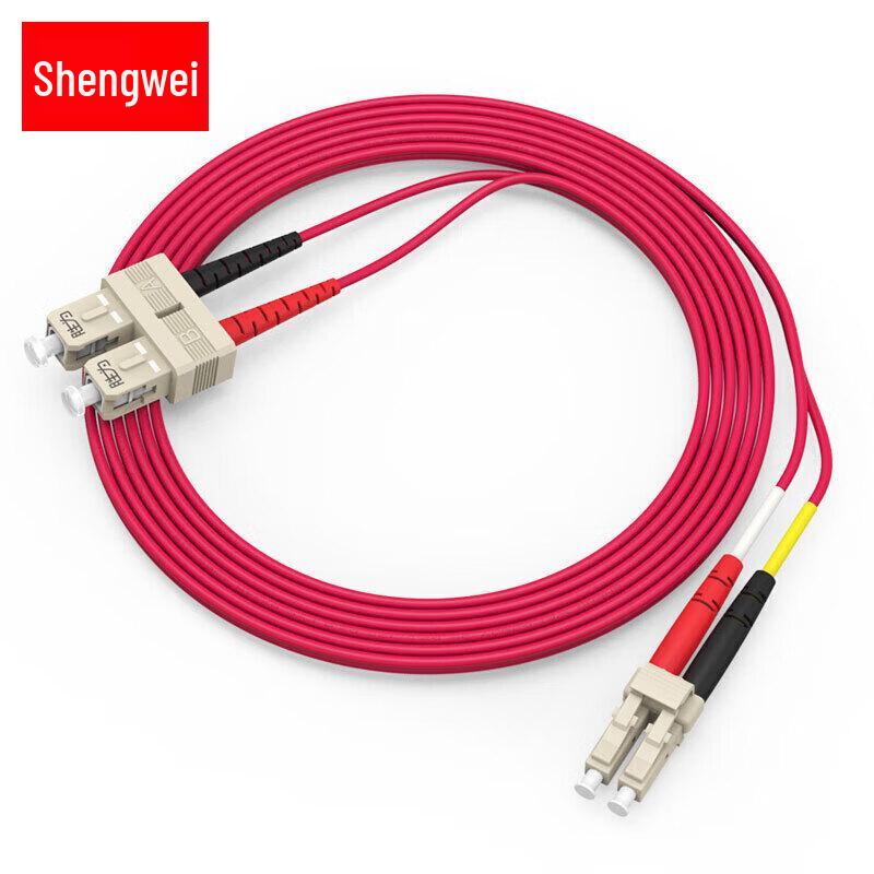 Shengwei Telecom Grade Armored Multimode Dual Core Fiber Optic Patch Cable