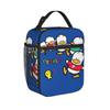Pekkle Duck Insulated Lunch Bags Thermal Bag Lunch Container Cartoon High Capacity Tote Lunch Box for Men Women School Travel