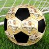 Ballon de Football Imprimé Taille 5 Résistant Entraînement Extérieur