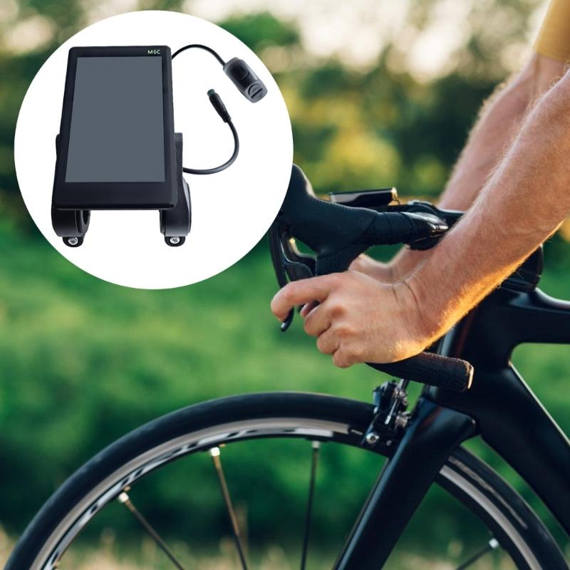 Elektrický panel displeje Skútr Monitor rychlosti, LCD panelová obrazovka pro elektrická kola, 24V 36V 48V 60V Univerzální LCD displej